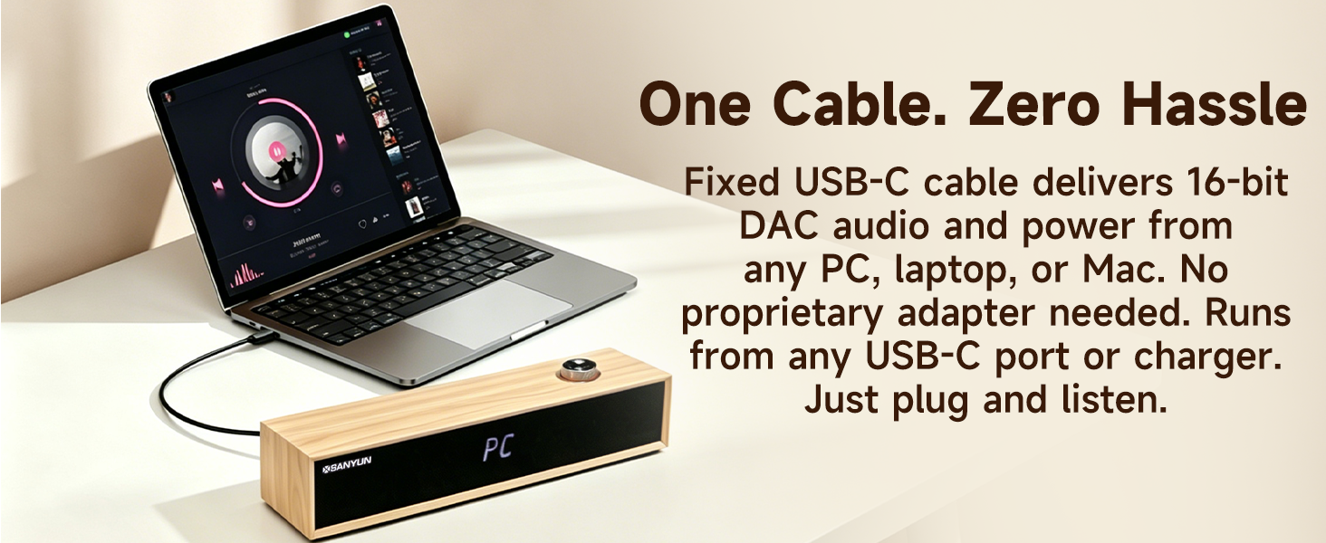 USB-C for Audio + Power