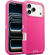 Jelanry Case for iPhone 17 Pro Max 5G 6.9-inch, Heavy Duty Rugged & Dual-Layer Shockproof Droppro...
