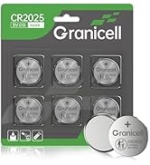 Granicell 2025 Battery Compatible with Medical and Fitness Devices CR2025 Lithium 3V Coin Battery...