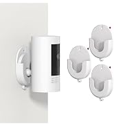 No Drill Ring Camera Adhesive Wall Mount,Strong Durable Adhesive Camera Mount Holder for Ring Ind...