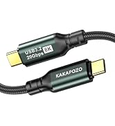 USB C Monitor Cable 3.3FT-8K@60Hz USB-C Video Cable-100W PD Fast Charging-USB 3.2 Gen 2 20Gbps Ty...