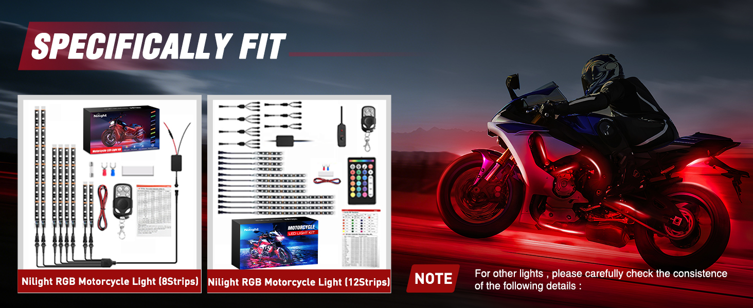 4PCS 4 Pin RGB Motorcycles Light Extension Wire