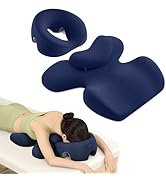 OSZZT Prone Massage Pillow, a Chest and face Support Sleep Pillow, is Suitable for Massage, SPA a...