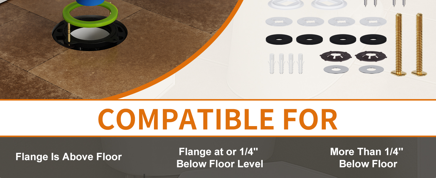 Toilet flange repair kit
