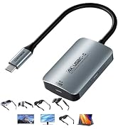 Guermok USB C to AR Glasses Video Adapter, 4K60Hz /1080P144Hz, PD3.0 | Switch 2 Dock and Handheld...
