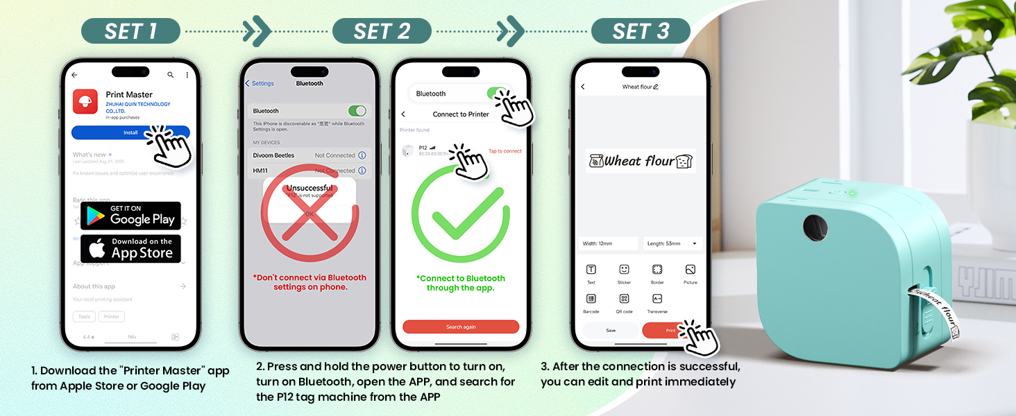 label maker machine with tape