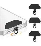 COCASES Metal Phone Tether Tab, 360° Rotating Phone Lanyard Tab, Cellphone Lanyard Patch & Strap ...