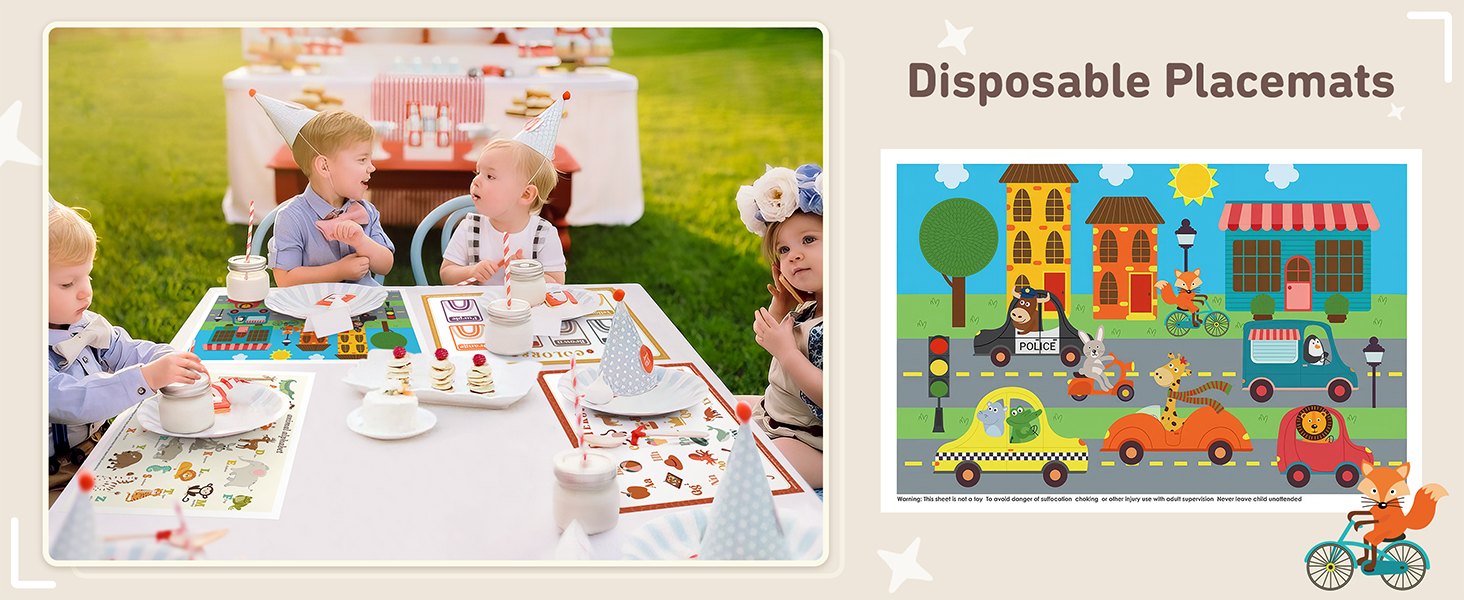 Disposable Placemats for Baby