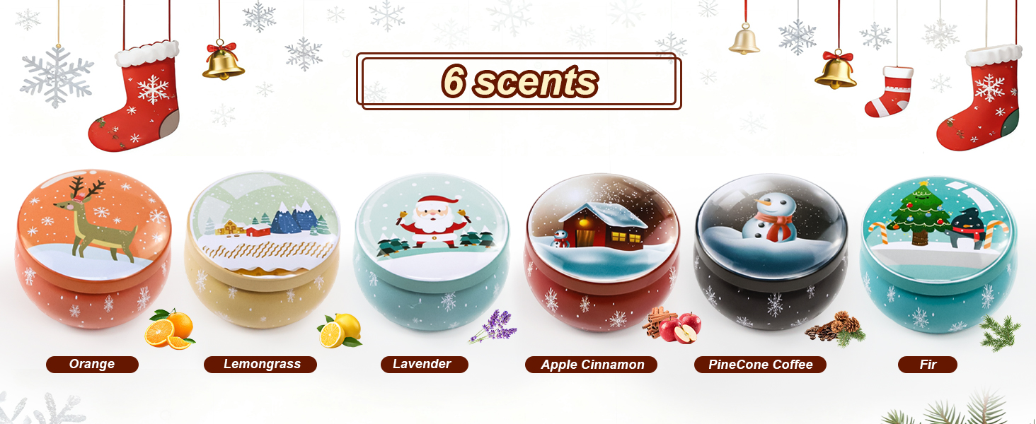 christmas scented candles