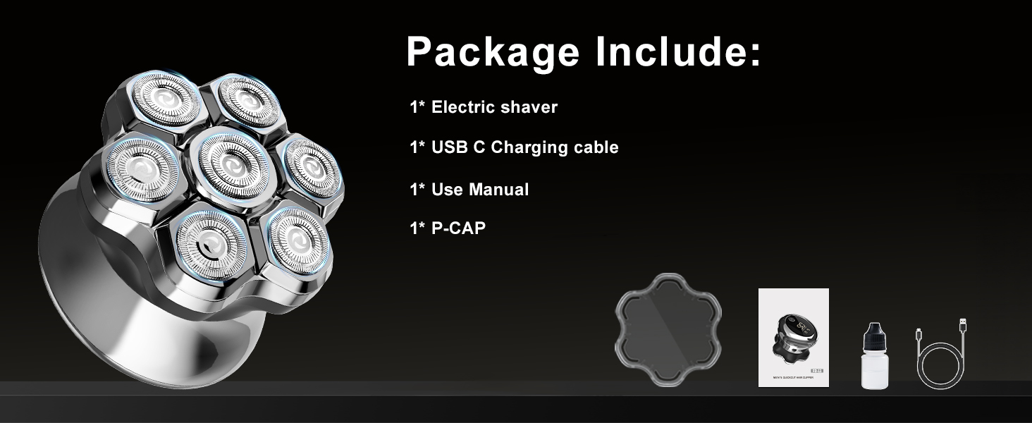 head shaver for bald men,electric head shaver,electric razor for bald men,travel shaver bald men