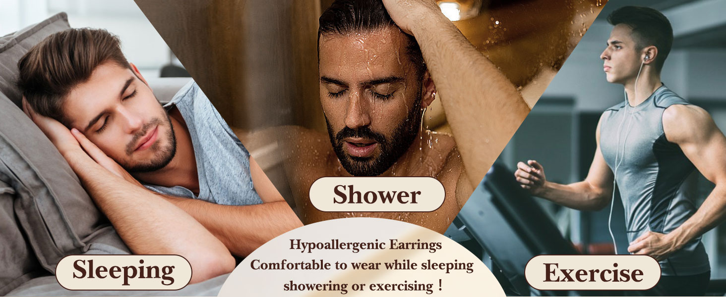Black Earrings for Men