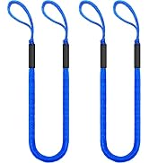 6FT Bungee Dock Line for Boats – Extra-Long Elastic Mooring Rope with Loops – Heavy-Duty Tie-Down...