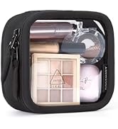 BAGSMART Mini Clear Makeup Bag for Women Portable Travel Toiletry Bag, Cute Small Water-Resistant...