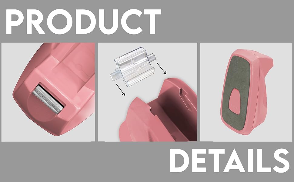 Details serrated blade stainless steel core replaceable and without gap Robust and non-slip base