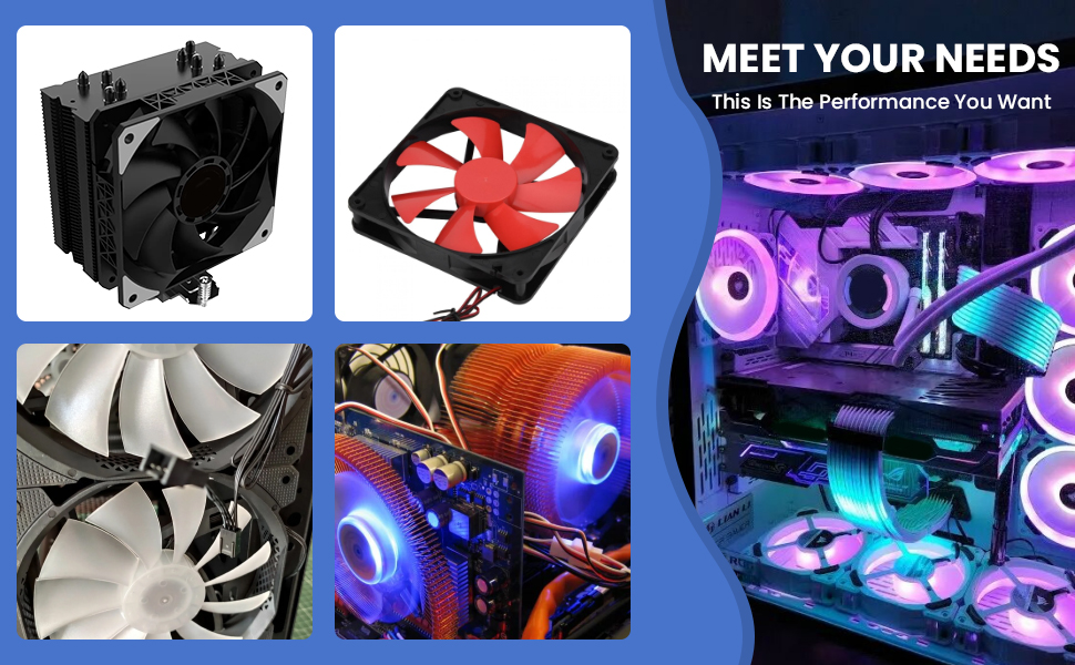 4-Pin Dual GPU Fan Adapter Cable