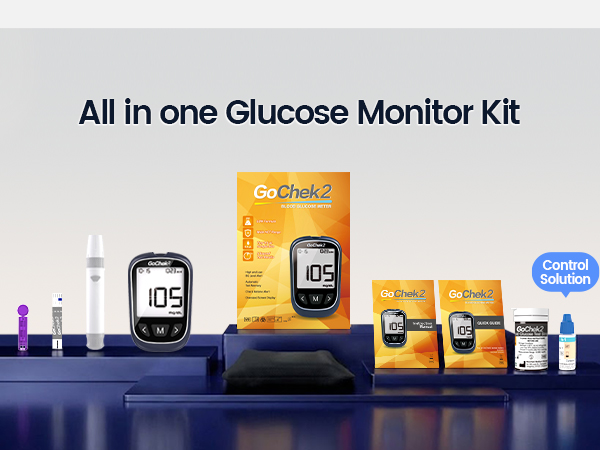 blood sugar testing kits with control solution