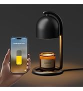 SwitchBot Smart Candle Warmer Lamp App & Voice Control, Flameless Wax Melter with Timer, Bulb x2,...