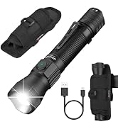 ULTRAFIRE Tactical Flashlight with Holster, 1350 High Lumens Law Enforcement & Police Flashlight,...