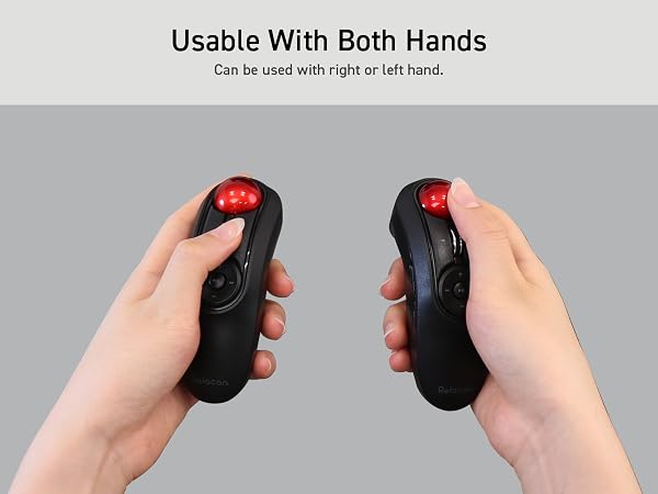 Relacon Trackball Usable With Both Hands
