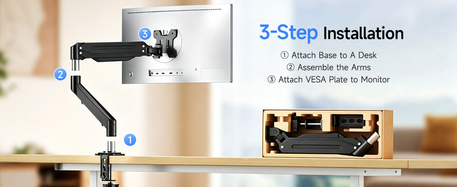 single monitor arm