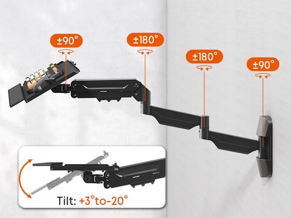 extra long keyboard wall mount