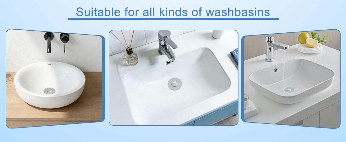 3 in 1 bathroom sink drain strainer