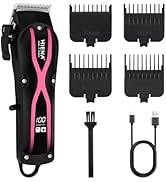HIENA PRO Hair Clippers for Men, Professional Electric Hair Clipper and Trimmer, Rechargeable Hai...