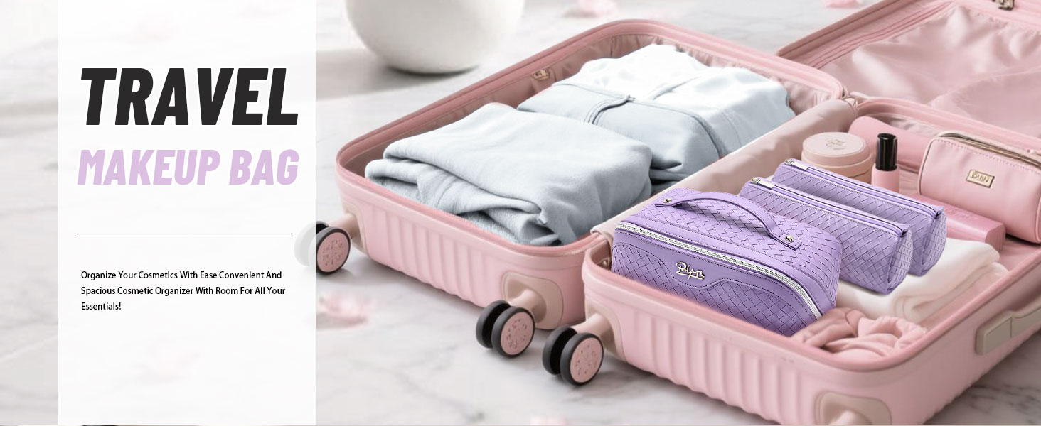 Makeup bag organizer