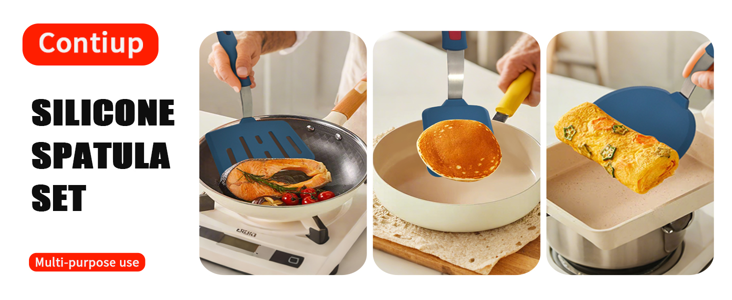 silicone spatula set