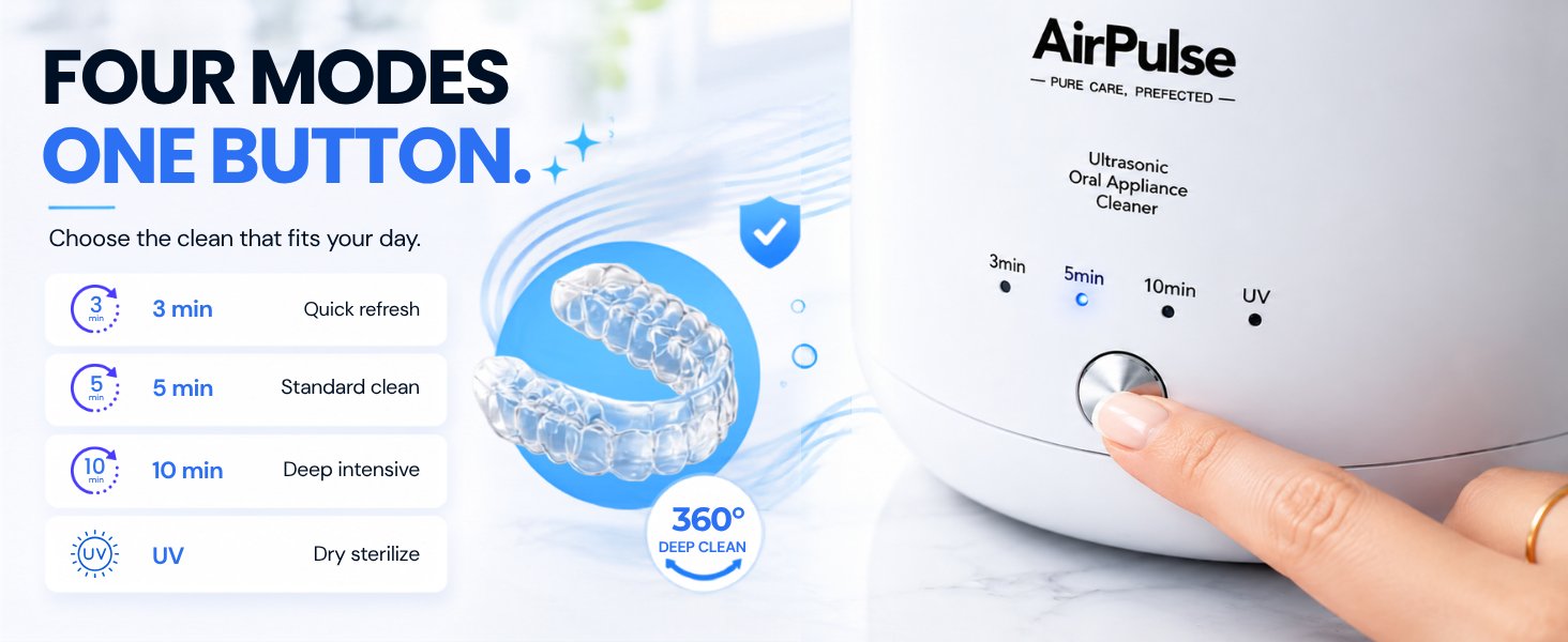 Mouth guard cleaner