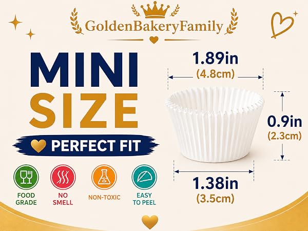 mini cupcake liners