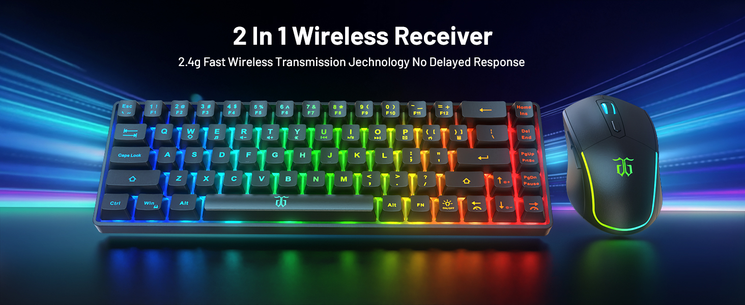 wireless keyboard and mouse combo