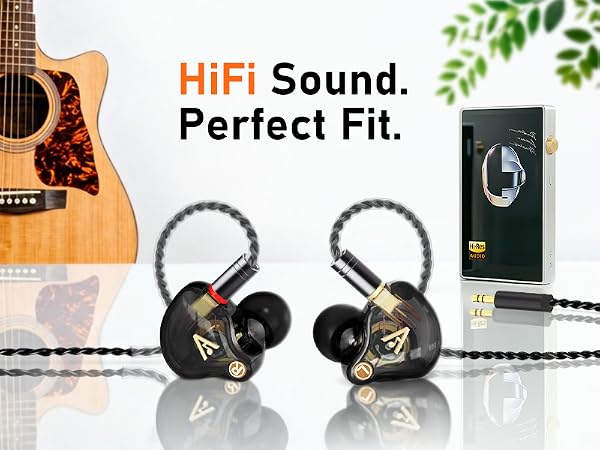 Audiovance Vibes 202 Black_HiFi Wired Earbuds