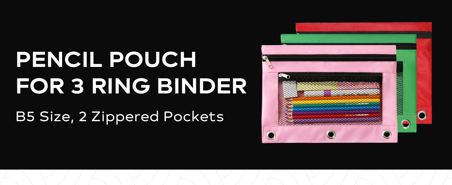3-Ring Binder Pencil Pouch