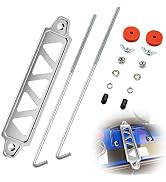 Battery Hold Down Bracket, Aluminum Alloy Battery Tie Down Bracket, Battery Tray for Car Battery ...