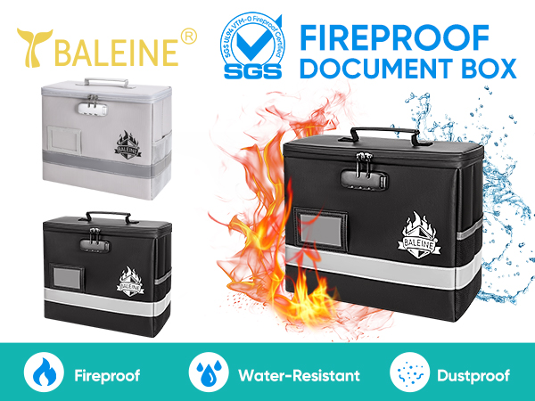 fireproof document box