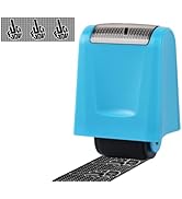 DS. DISTINCTIVE STYLE Identity Theft Protection Roller Stamp with Middle-Finger Style, Roller Sta...