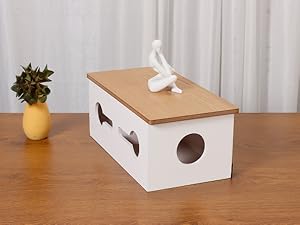 cable management box for desk