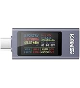 TKXEC DC 4-30V 0-12A Type-C Current Voltage Capacity Phone Tester Power Meter Tester Telephone an...