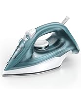 Sundu 1500W Steam Iron for Clothes, Ceramic Nonstick Soleplate for Fast Smooth Gliding, Self Clea...