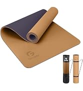 Gruper Yoga Mat Non Slip, Eco Friendly Fitness Exercise Mat with Carrying Strap,Pro Yoga Mats for...