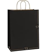 Paper Bags 13x7x17 50Pcs BagDream Gift Bags, Party Bags, Shopping Bags, Retail Bags, Merchandise ...
