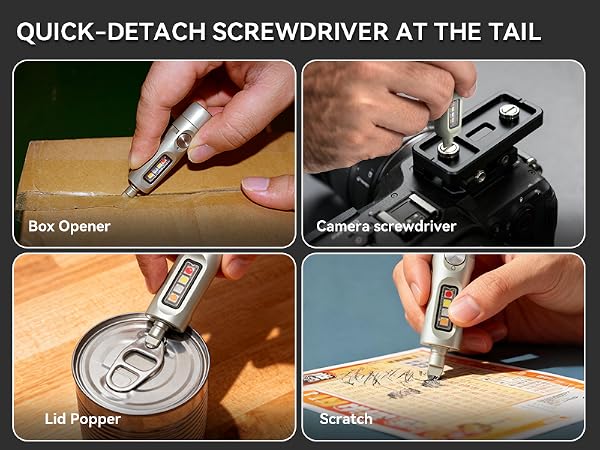 Multifunctional keychain flashlight