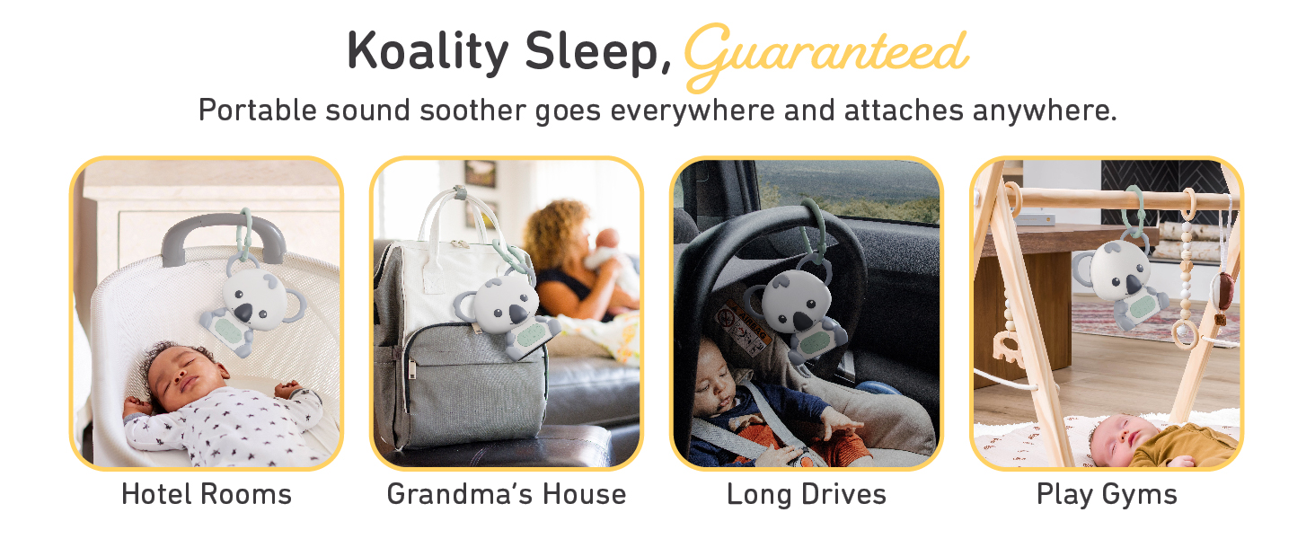 sound machine for hotel rooms, diaper bag sound machine, sound machine for car, to go sound machine