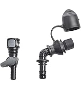 Black Hydrations Bags Bites Valves with Cover Replacement Leakproof Hydrations Bladder Mouthpiece...