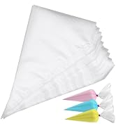Disposable Pastry Piping Bags, Anti Burst Cake Decorating Bags, Cake Cupcake Cookies Decorating B...