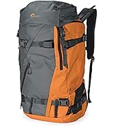 Lowepro Powder Backpack 500 AW – Grey/Orange, Large