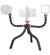 ULANZI Phone Tripod Stand, Portable and Flexible Tripod for Camera Holder, Mini Tripod for Selfie...