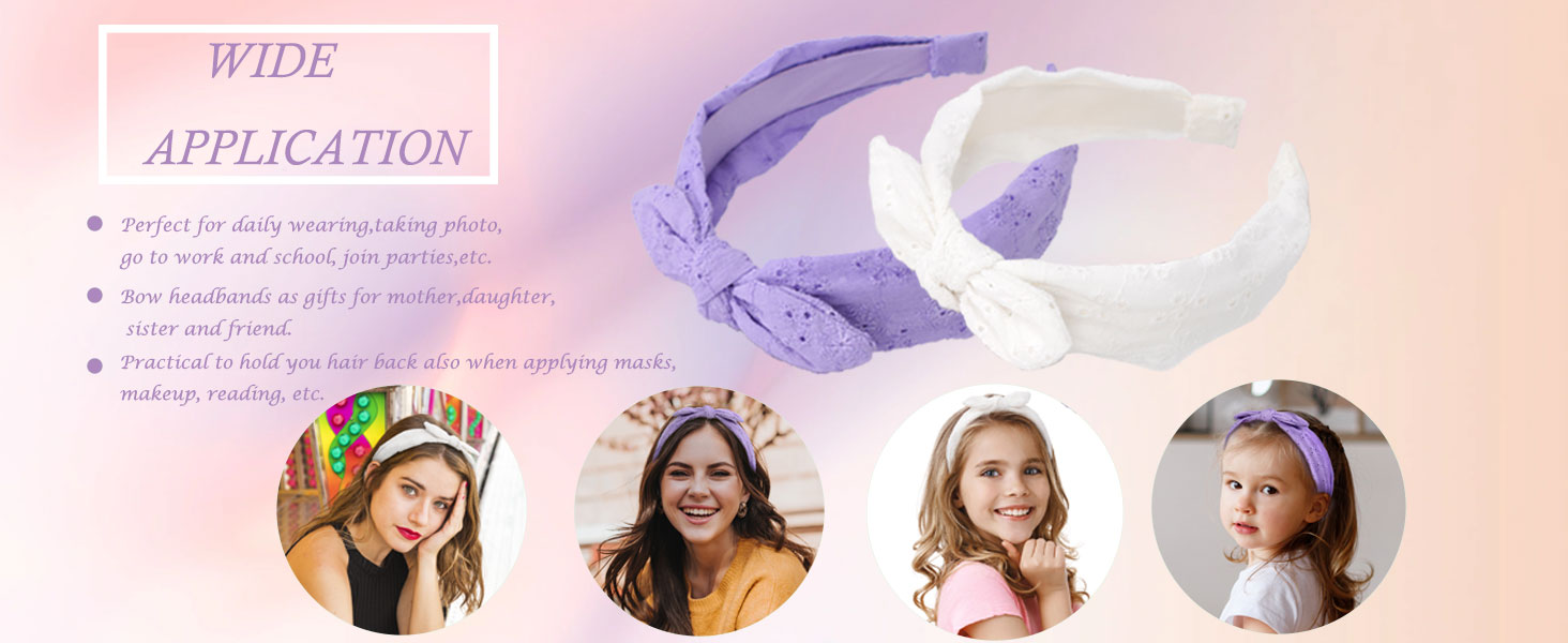 Comfortable Fit Little Girls Headbands