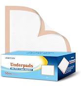 ANKEXIN Ultra-Absorb Hospital Grade Bed Pads Disposable Adult 30x36 Inch Leakproof Underpads, Qui...